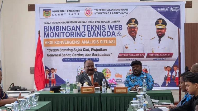 Bupati Lanny Jaya Dorong Percepatan Penurunan Stunting lewat Bimtek