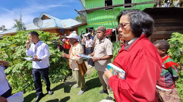 BPN Jayawijaya dan PN Wamena Periksa Lokasi Sengketa Perdata