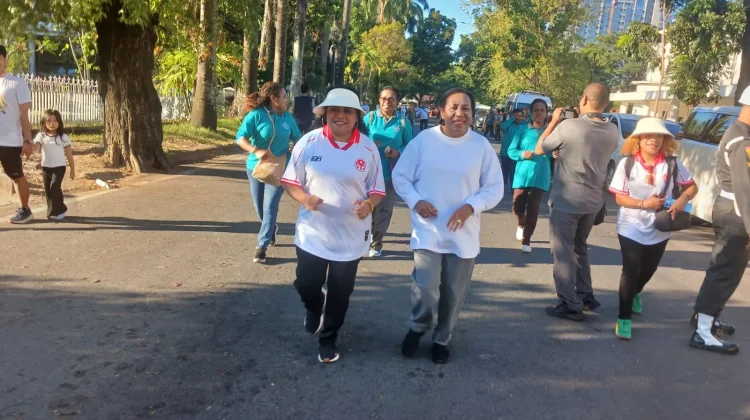 Ketua TP PKK Jayawijaya Siap Terapkan Semangat Jalan Sehat Anti Mager di Daerah