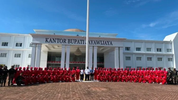 Bupati Jayawijaya Buka Diklat Paskibraka 2026, 76 Siswa Ikuti Pelatihan