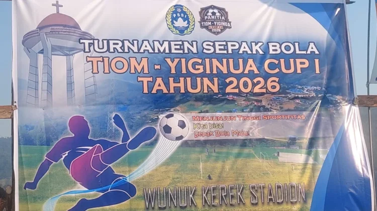 Turnamen Sepak Bola Tiom Yiginua Cup I 2026 Resmi Bergulir, Libatkan 16 Tim