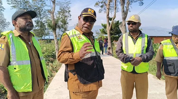 141 Paket Jalan Padat Karya Telah Dikerjakan Kontraktor OAP Papua Pegunungan
