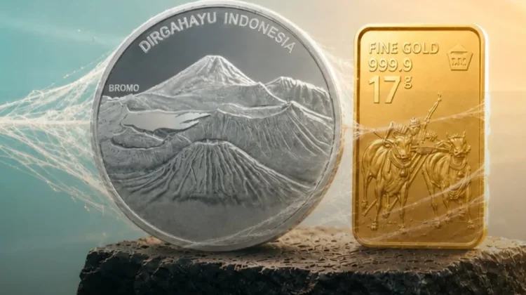 ANTAM Rilis Emas & Perak Edisi HUT ke-81 RI Berteknologi Relief 3D Pertama