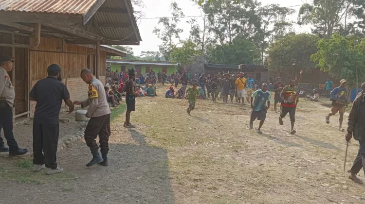 Polisi Monitor Pembayaran Denda Adat Konflik Wouma