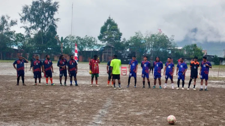 Semarak Hut RI Ke-81, Distrik Oksibil Gelar Turnamen Mini Soccer