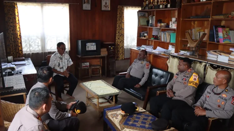 Kapolres Pegubin Silaturahmi Dengan Pos BKO Brimob, Tokoh Agama Dan Masyarakat
