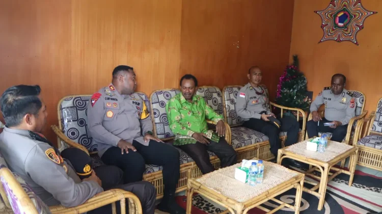 Kapolres Pegubin Silaturahmi Dengan Pos BKO Brimob, Tokoh Agama Dan Masyarakat