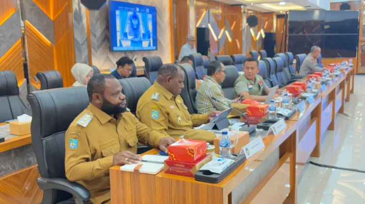 Wabup Lanny Jaya Hadiri Rakor Bahas Penanganan Pasca Konflik Sosial Jayawijaya