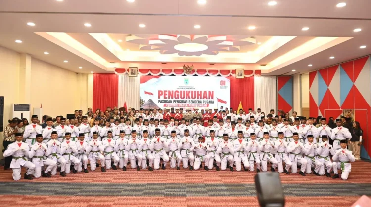 Gubernur Kukuhkan Paskibraka 2026 Provinsi Papua Pegunungan, Ini Daftar Namanya