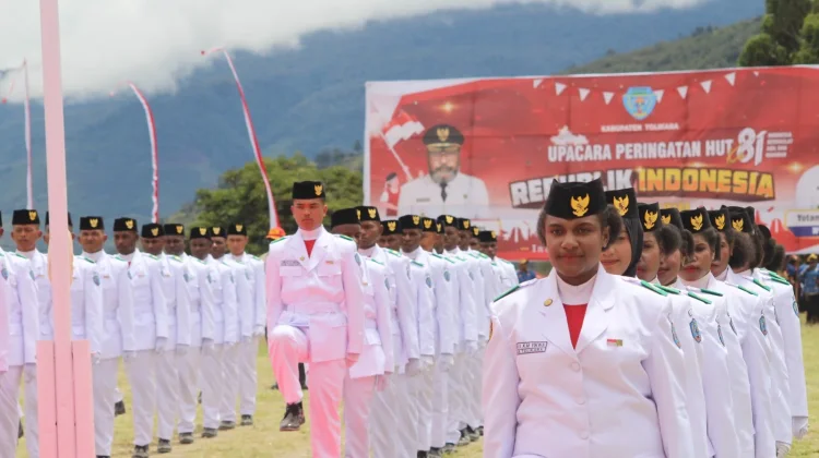 Tolikara Rayakan HUT Ke-81 RI Dengan Semangat Persatuan Dan Kebersamaan