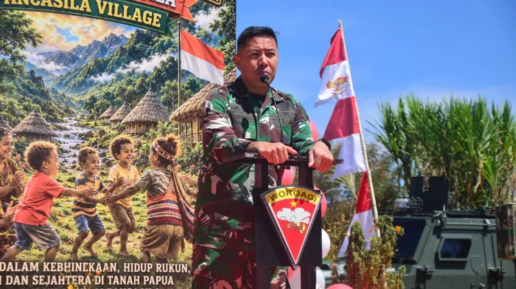 Dandim 1702/Jayawijaya Resmikan Wahana Osili Pancasila Satgas Yonif 725/Woroagi