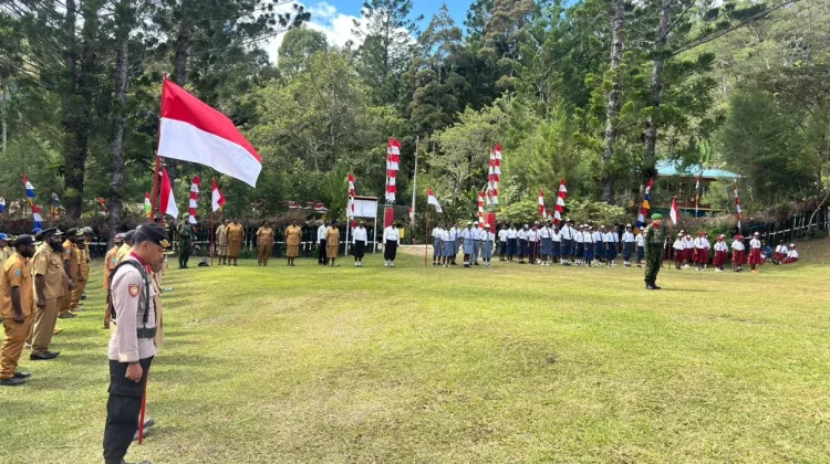 Merah Putih Berkibar di Kelila, Bukti Semangat Nasionalisme Tetap Menyala