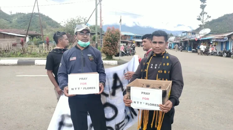 Solidaritas Flobamora Pegubin Galang Dana untuk Korban Gempa Bumi di Flores NTT