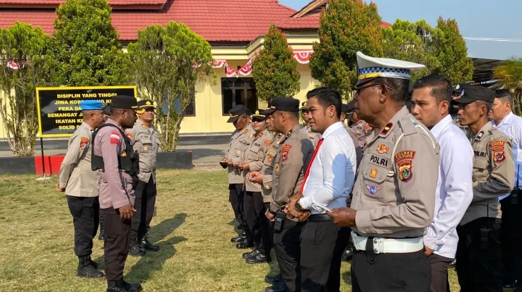 Ponsel Diperiksa dari Judi Online dan Pinjol Polres Jayawijaya Perketat Disiplin