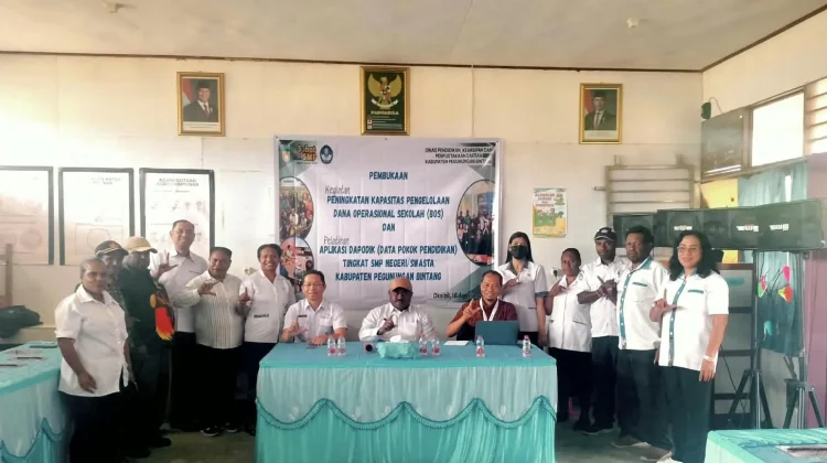 Tingkatkan Tata Kelola Pendidikan, Dinas Pendidikan Pegubin Gelar Pelatihan