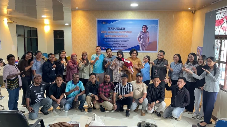 Tutup Masa Bakti,Kantor Pertanahan Jayawijaya Gelar Pelepasan Purna Tugas