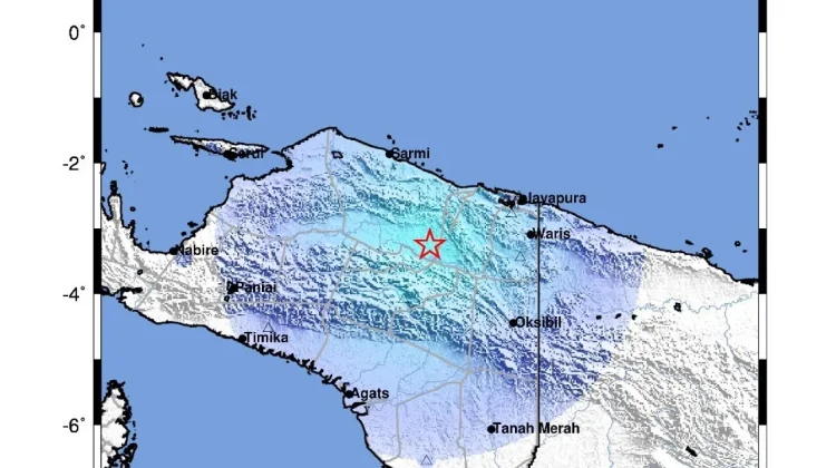 Gempa Bumi Tektonik M5,5 Guncang Kobagma, Tidak Berpotensi Tsunami