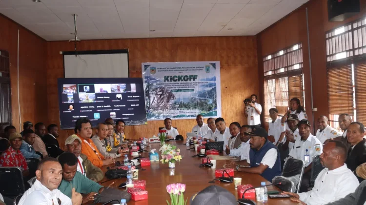 Bupati Pegubin Spei Yan Birdana Buka Kickoff Penyusunan Ranperda Pembangunan