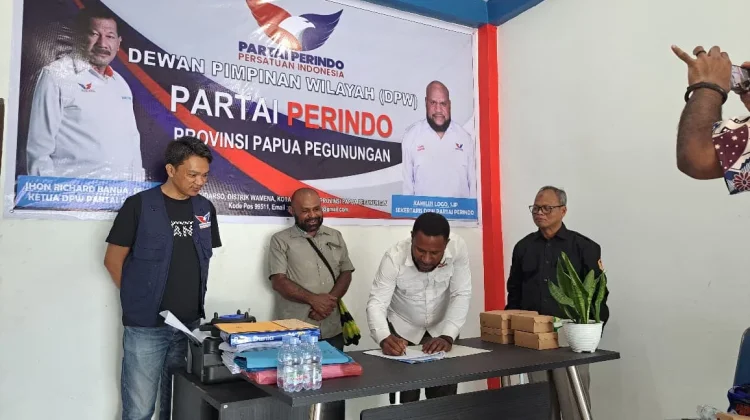 Bawaslu Papua Pegunungan Gelar Konsolidasi Demokrasi di Honai Perindo