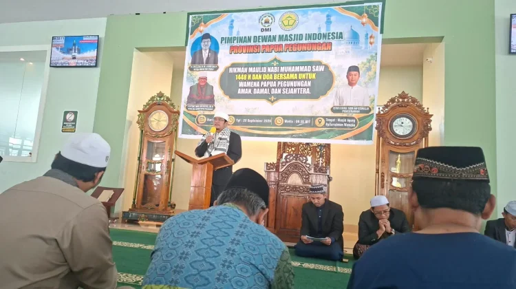 DMI Papua Pegunungan Gelar Maulid Nabi dan Doa untuk Wamena Damai