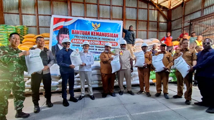 El Nino Melanda, 141,9 Ton Beras Presiden Disalurkan ke Jayawijaya