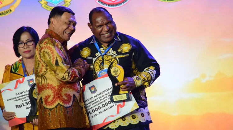 Pemkab Jayawijaya Raih Dua Penghargaan Apresiasi Pemerintah 2026