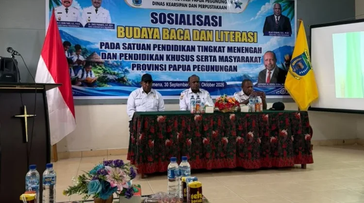 Pemprov Papua Pegunungan Dorong Penguatan Budaya Baca dan Kualitas Layanan Perpu