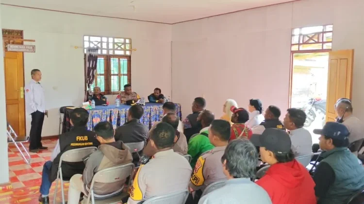 Kapolres Pegubin dan FKUB Bahas Kamtibmas serta Penyakit Sosial