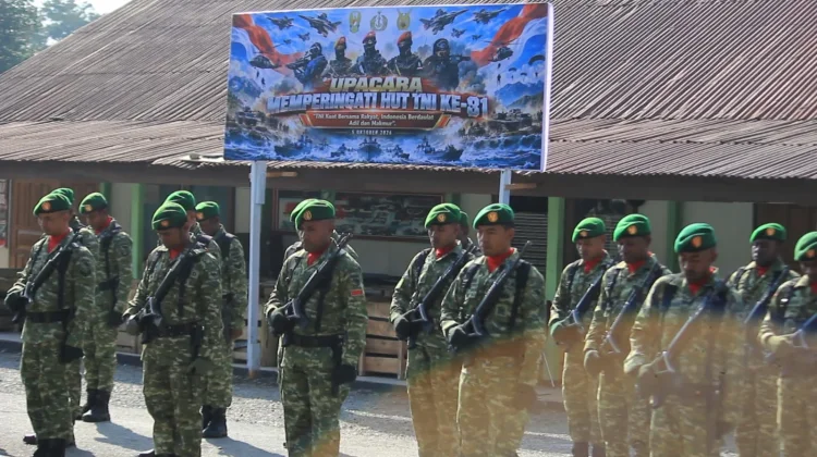 HUT ke-81 TNI, Dandim Jayawijaya Tekankan Profesionalisme dan Kesiapan Prajurit