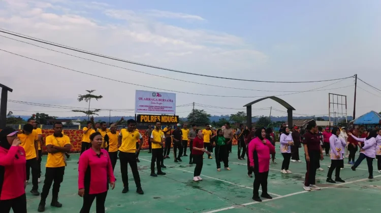 Peringati HKGB ke-74, Bhayangkari Nduga Ajak Berbagai Elemen Jaga Kebersamaan