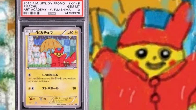 Laku Rp150 Miliar, Kartu Raincoat Pikachu Jadi Kartu Pokémon Termahal Kedua di Dunia