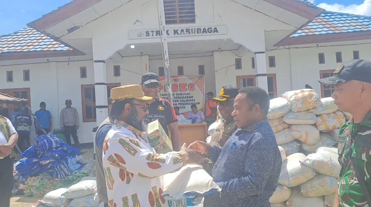 Pemprov Papua-Pegunungan Salurkan Bantuan Tahap tiga ke Tolikara
