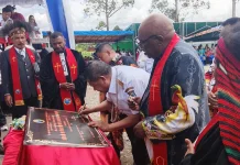 Rumah Pastori GKI Lachairoy Hom-Hom Wamena Diresmikan