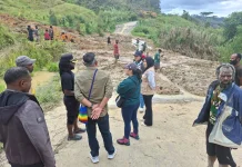Longsor Tutup Akses Jalan Provinsi di Jayawijaya, BPBD Lakukan Pembers