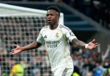 Vinicius Junior Samai Rekor 70 Gol Ronaldino di La Liga