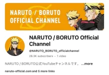 Naruto dan Boruto Resmi Buka Channel YouTube