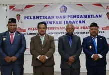 Bupati Jayawijaya Resmi Lantik Dua Kepala Dinas