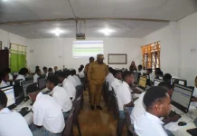 Wabup Tolikara Tinjau Pelaksanaan USBK Tahun Pelajaran 2025/2026