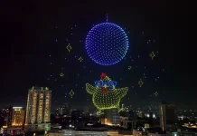 PUBG Mobile Pecahkan Rekor MURI Drone di Surabaya
