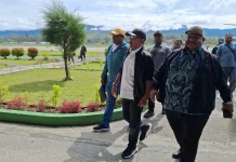 Agenda Pelantikan BPW KKSS, Rukman Karumpa Sambangi Papua Pegunungan
