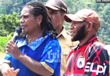 Di Distrik Kiwirok Kab. Pegubin Adakan  Ibadah Syukur Ulang Tahun ke-23