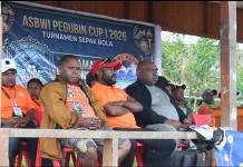 Pembukaan Turnamen ASBWI Cup I Kabupaten Pegunungan Bintang