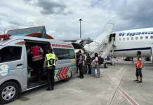 Kanit Reskrim Polsek Bokondini di Bandara Sentani, Dirujuk  ke RS Bhayangkara
