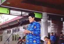 Upacara peringatan Hari Otonomi Daerah ke-30 di Kabupaten Pegunungan Bintang