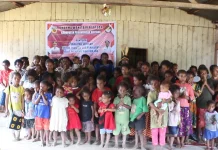 Kegiatan Trauma Healing Oleh DP3KAB Dan Dharma Wanita Pegubin