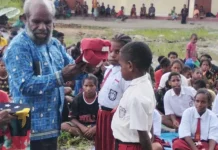 Pemkab Nduga Apresiasi Perjuangan Pendidikan SD Negeri 1 Alguru