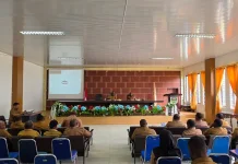 Bupati Lanny Jaya Pimpin Rapat Koordinasi Pelaporan Kinerja Program Nasional