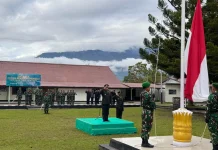 Kodim 1702/Jayawijaya Peringati Hari Lahir Pancasila, Teguhkan Persatuan Bangsa