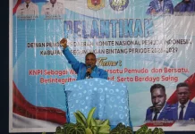 Pelantikan DPD KNPI Kabupaten Pegunungan Bintang Periode 2026–2029