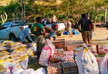 Distrik Yiginua Terima Bantuan Pangan, Dukung Aktivitas Kelompok Tani